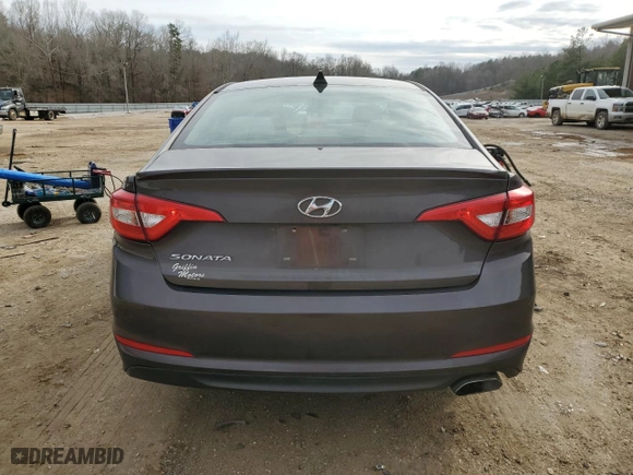 2017 Hyundai Sonata 2.4L with VIN 5NPE24AF3HH532755, listed as a Copart auction lot 45579175 with 201,024 mi miles and Salvage Title. Bid and sale history available at carsss.com. Image 6.