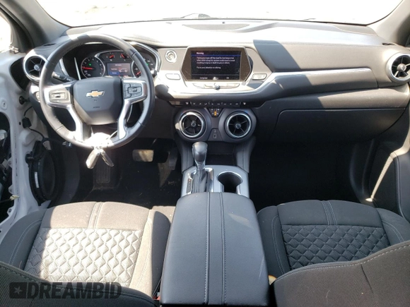 2020 Chevrolet Blazer LT with VIN 3GNKBCR42LS712590, listed as a Copart auction lot 60539095 with 43,309 mi miles and Salvage title. Bid and sale history available at DreamBid. Image 8.