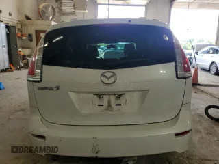 2010 Mazda 5 Sport with VIN JM1CR2W3XA0374407, listed as a Copart auction lot 61870014 with 196,210 mi miles and Salvage Title. Bid and sale history available at DreamBid. Image 6.