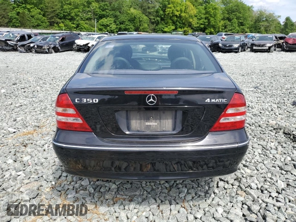 2007 Mercedes-Benz C with VIN WDBRF87J47F856748, listed as a Copart auction lot 56274605 with 165,551 mi miles and Salvage title. Bid and sale history available at DreamBid. Image 6.