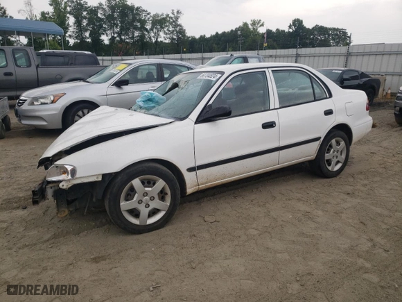 2000 Chevrolet Prizm with VIN 1Y1SK5281YZ415530, listed as a Copart auction lot 60704824 with NaN miles and Salvage Title. Bid and sale history available at carsss.com. Image 1.
