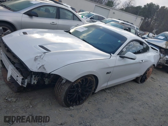 2018 Ford Mustang GT with VIN 1FA6P8CF2J5142140, listed as a IAAI auction lot 41488507 with 87,507 mi miles and . Bid and sale history available at DreamBid. Image 14.
