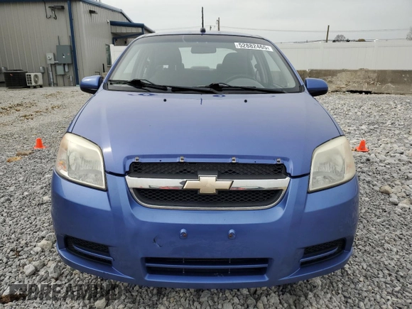2009 Chevrolet Aveo 1LT z VIN KL1TD56E09B663627, wystawiony jako Copart lot #52882465 z przebiegiem 184 432 mil mil oraz Szkoda całkowita • Salvage title. Historia ofert i sprzedaży dostępna na DreamBid. Obrazek 5.