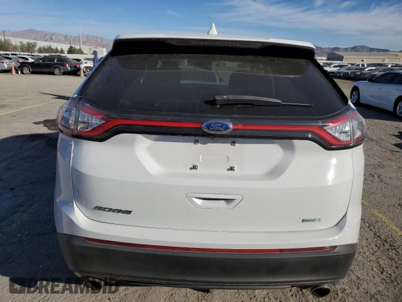 2017 Ford Edge SE with VIN 2FMPK3G90HBC31758, listed as a Copart auction lot 46449735 with 61,575 mi miles and Salvage title. Bid and sale history available at DreamBid. Image 6.