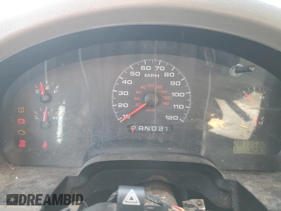 2008 Ford F-150 XL with VIN 1FTVF12548KB82613, listed as a Copart auction lot 44939455 with 281,353 mi miles and Salvage title. Bid and sale history available at DreamBid. Image 9.