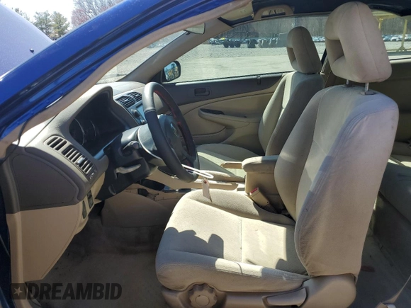 2005 Honda Civic Cpe LX with VIN 1HGEM225X5L044772, listed as a Copart auction lot 50895625 with 135,287 mi miles and Salvage Title. Bid and sale history available at carsss.com. Image 7.