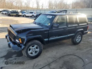 1999 Jeep Cherokee Sport with VIN 1J4FF68S9XL520346, listed as a Copart auction lot 48696455 with 111,333 mi miles and Salvage Title. Bid and sale history available at carsss.com. Image 1.