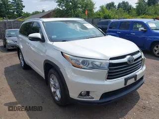 2016 Toyota Highlander Limited with VIN 5TDDKRFH0GS334968, listed as a IAAI auction lot 40088562 with 123,717 mi miles and . Bid and sale history available at DreamBid. Image 1.