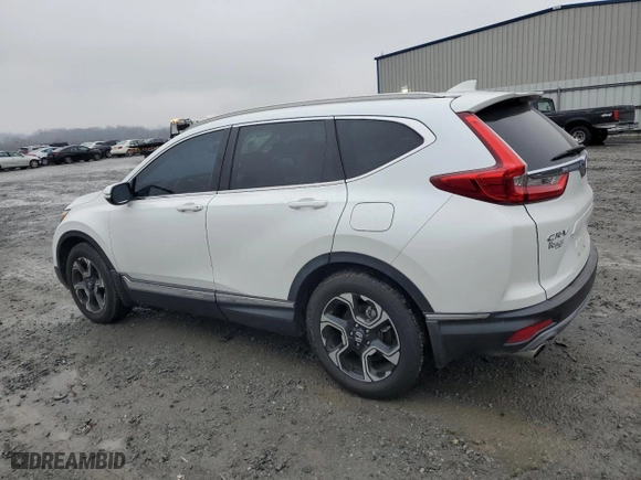 2019 Honda CR-V Touring with VIN 7FARW1H92KE012139, listed as a Copart auction lot 41484645 with 27,098 mi miles and Salvage Title. Bid and sale history available at carsss.com. Image 2.