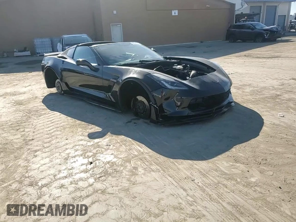 2016 Chevrolet Corvette Z06 1LZ with VIN 1G1YP2D63G5600462, listed as a Copart auction lot 42380425 with 0 mi miles and Salvage Title. Bid and sale history available at carsss.com. Image 10.
