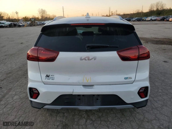 2022 Kia Niro Plug-In Hybrid EX with VIN KNDCD3LD3N5540714, listed as a Copart auction lot 81498894 with 0 mi miles and Salvage Title. Bid and sale history available at carsss.com. Image 6.