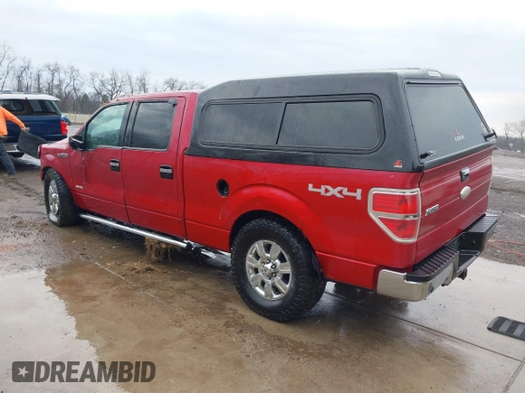 2012 Ford F-150 XL with VIN 1FTFW1ET1CFA18994, listed as a IAAI auction lot 41911367 with 212,883 mi miles. Bid and sale history available at carsss.com. Image 3.