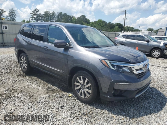 2019 Honda Pilot EX-L z VIN 5FNYF5H59KB028124, wystawiony jako Copart lot #57065075 z przebiegiem 55 260 mil mil oraz Szkoda całkowita • Salvage title. Historia ofert i sprzedaży dostępna na DreamBid. Obrazek 4.