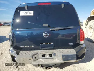 2006 Nissan Armada LE с VIN 5N1AA08A66N700501, выставлен на аукционе Copart как лот 71950714 с пробегом 127 889 миль миль и Списание • Salvage title. История ставок и продаж доступна на DreamBid. Изображение 6.