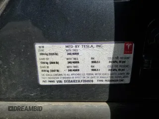 2020 Tesla Model S Long Range с VIN 5YJSA1E23LF350976, выставлен на аукционе Copart как лот 52536265 с пробегом 68 072 миль миль и Списание • Salvage title. История ставок и продаж доступна на DreamBid. Изображение 13.