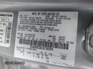 2020 Ford Fusion SEL с VIN 3FA6P0CD6LR130394, выставлен на аукционе IAAI как лот 42356025 с пробегом 115 294 миль миль и . История ставок и продаж доступна на DreamBid. Изображение 9.
