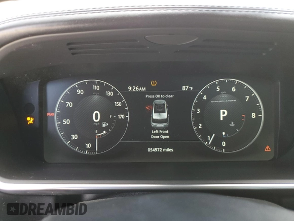 2017 Land Rover Range Rover Sport Autobiography с VIN SALWV2FE1HA147887, выставлен на аукционе Copart как лот 54453755 с пробегом 54 972 миль миль и Списание • Salvage title. История ставок и продаж доступна на DreamBid. Изображение 9.