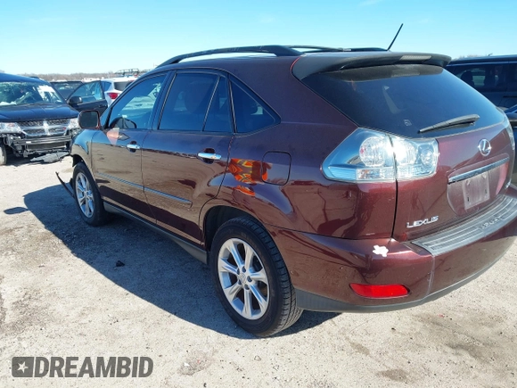 2008 Lexus RX 350 with VIN JTJGK31U789850529, listed as a IAAI auction lot 41211567 with 202,855 mi miles and . Bid and sale history available at DreamBid. Image 3.