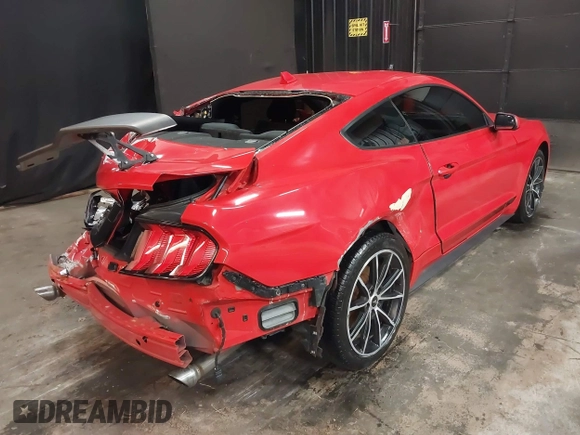 2020 Ford Mustang EcoBoost with VIN 1FA6P8TH2L5153353, listed as a IAAI auction lot 42018068 with 40,562 mi miles. Bid and sale history available at carsss.com. Image 4.
