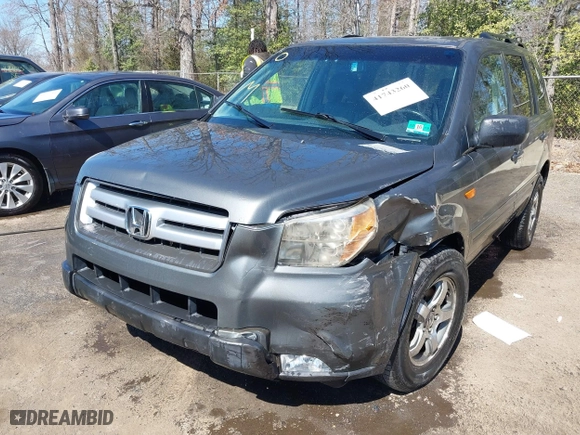 2008 Honda Pilot EX-L with VIN 5FNYF18568B019835, listed as a IAAI auction lot 41743260 with 150,027 mi miles. Bid and sale history available at carsss.com. Image 6.