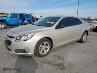 2015 Chevrolet Malibu LS with VIN 1G11B5SL4FF309374, listed as a Copart auction lot 49264385 with 66,076 mi miles and Salvage Title. Bid and sale history available at carsss.com. Image 1.