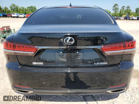 2018 Lexus LS 500 z VIN JTHB51FF6J5000356, wystawiony jako Copart lot #56917685 z przebiegiem 27 590 mil mil oraz Tytuł czysty. Historia ofert i sprzedaży dostępna na DreamBid. Obrazek 6.