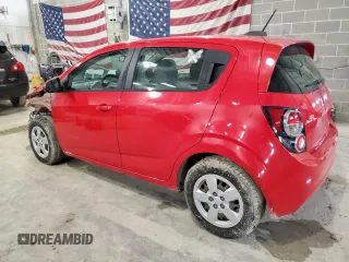 2015 Chevrolet Sonic LS with VIN 1G1JA6SH5F4163373, listed as a Copart auction lot 51759005 with 54,704 mi miles and Salvage title. Bid and sale history available at DreamBid. Image 2.
