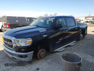 2019 Ram 1500 Big Horn/Lone Star with VIN 1C6RRFFG6KN920247, listed as a Copart auction lot 46715225 with 70,191 mi miles and Salvage Title. Bid and sale history available at carsss.com. Image 1.