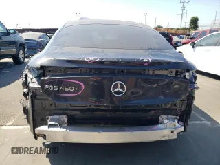 2022 Mercedes-Benz EQS with VIN W1KCG2DB4NA004205, listed as a Copart auction lot 68656364 with 55,188 mi miles and Salvage Title. Bid and sale history available at carsss.com. Image 6.