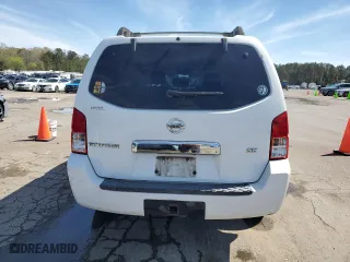 2006 Nissan Pathfinder SE with VIN 5N1AR18U26C683880, listed as a Copart auction lot 50251575 with 201,321 mi miles and Salvage Title. Bid and sale history available at carsss.com. Image 6.