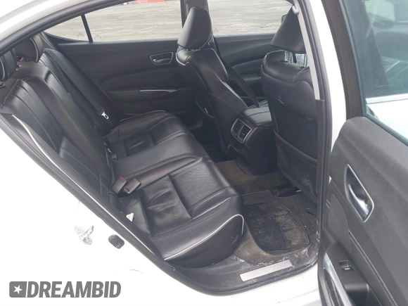 2018 Acura TLX w/Advance Pkg with VIN 19UUB3F70JA006640, listed as a IAAI auction lot 41706149 with 156,763 mi miles. Bid and sale history available at carsss.com. Image 8.