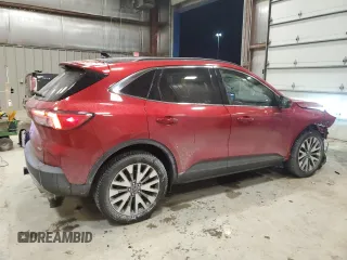 2020 Ford Escape Titanium with VIN 1FMCU9J97LUA00654, listed as a Copart auction lot 83695954 with 44,974 mi miles and Salvage title. Bid and sale history available at DreamBid. Image 3.