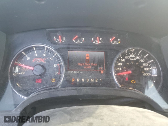 2013 Ford F-150 XL with VIN 1FTFW1CF2DFD07185, listed as a Copart auction lot 46261025 with 282,067 mi miles and Salvage Title. Bid and sale history available at carsss.com. Image 9.