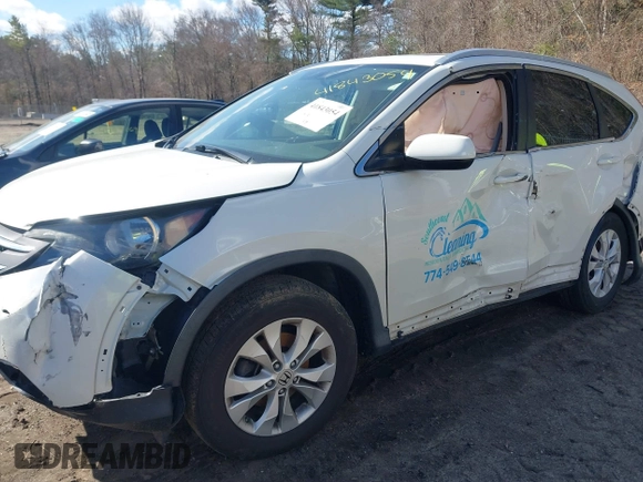 2013 Honda CR-V EX-L with VIN 5J6RM3H7XDL048828, listed as a IAAI auction lot 41843054 with 106,602 mi miles and . Bid and sale history available at DreamBid. Image 6.