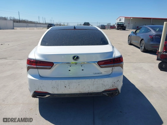 2018 Lexus LS with VIN JTHB51FFXJ5006029, listed as a IAAI auction lot 41765195 with 37,084 mi miles. Bid and sale history available at carsss.com. Image 16.