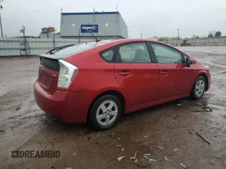 2010 Toyota Prius II with VIN JTDKN3DU5A0072810, listed as a Copart auction lot 54184345 with 277,371 mi miles and Clean Title. Bid and sale history available at carsss.com. Image 3.