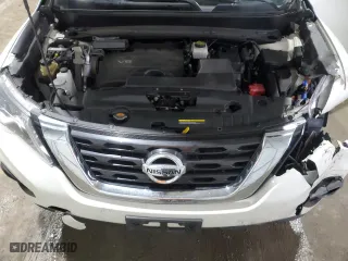 2018 Nissan Pathfinder SV with VIN 5N1DR2MM8JC606268, listed as a Copart auction lot 48421475 with 63,021 mi miles and Salvage Title. Bid and sale history available at carsss.com. Image 12.