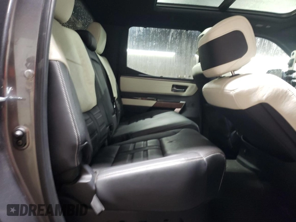 2023 Toyota Tundra Capstone Hybrid with VIN 5TFVC5DB9PX027611, listed as a Copart auction lot 85657804 with 58,052 mi miles and Salvage title. Bid and sale history available at DreamBid. Image 10.