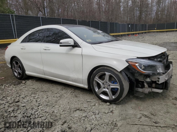 2014 Mercedes-Benz CLA 250 with VIN WDDSJ4EB7EN158567, listed as a Copart auction lot 50833905 with 95,229 mi miles and Salvage title. Bid and sale history available at DreamBid. Image 4.
