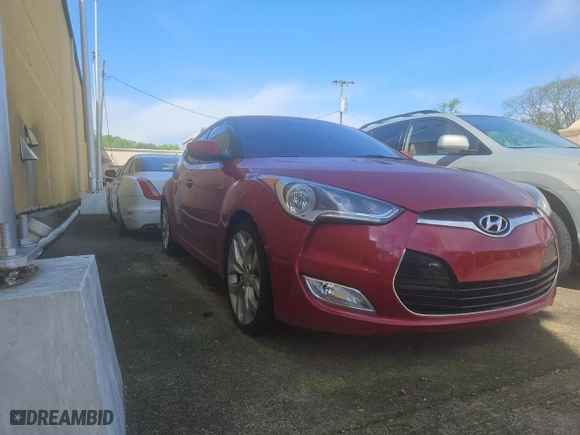 2015 Hyundai Veloster RE:FLEX with VIN KMHTC6AD0FU238274, listed as a Copart auction lot 53966865 with 143,112 mi miles and Clean Title. Bid and sale history available at carsss.com. Image 1.