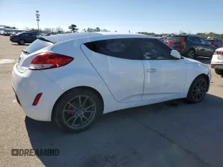 2015 Hyundai Veloster RE:FLEX with VIN KMHTC6AD1FU225582, listed as a Copart auction lot 64731024 with 125,783 mi miles and Non Repairable. Bid and sale history available at carsss.com. Image 3.