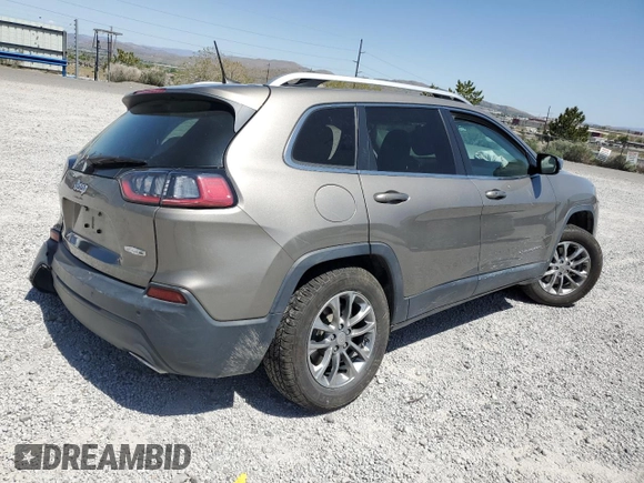 2020 Jeep Cherokee Latitude Plus z VIN 1C4PJMLX9LD510176, wystawiony jako Copart lot #55903585 z przebiegiem 67 151 mil mil oraz Szkoda całkowita • Salvage title. Historia ofert i sprzedaży dostępna na DreamBid. Obrazek 3.