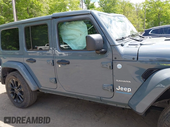 2024 Jeep Wrangler Sahara with VIN 1C4RJXP68RW270112, listed as a IAAI auction lot 42193921 with 23,792 mi miles and . Bid and sale history available at DreamBid. Image 12.