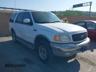 2000 Ford Expedition Eddie Bauer with VIN 1FMPU18L5YLA85799, listed as a IAAI auction lot 42444499 with Not provided miles and . Bid and sale history available at DreamBid. Image 1.