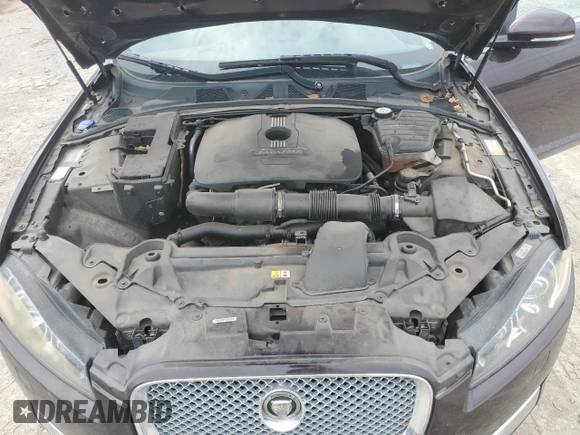 2013 Jaguar XF I4 RWD with VIN SAJWA0ES9DPU02213, listed as a Copart auction lot 69713934 with 104,088 mi miles and Salvage Title. Bid and sale history available at carsss.com. Image 11.