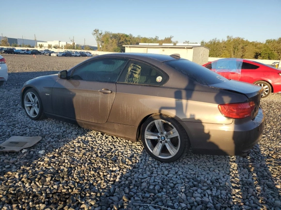 2011 BMW 3 Series 328i with VIN WBAKE3C58BE558183, listed as a Copart auction lot 46432805 with 107,705 mi miles and Salvage Title. Bid and sale history available at carsss.com. Image 2.