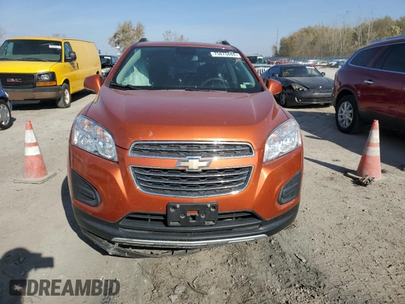2016 Chevrolet Trax LT with VIN KL7CJLSB4GB605693, listed as a Copart auction lot 75873444 with 86,137 mi miles and Salvage Title. Bid and sale history available at carsss.com. Image 5.