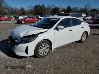 2024 Nissan Sentra S with VIN 3N1AB8BV4RY207339, listed as a Copart auction lot 48659585 with 4,898 mi miles and Salvage Title. Bid and sale history available at DreamBid. Image 1.