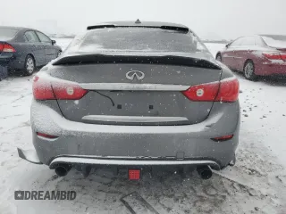 2014 Infiniti Q50 Premium with VIN JN1BV7AR5EM693165, listed as a Copart auction lot 44859235 with 0 mi miles and Salvage Title. Bid and sale history available at carsss.com. Image 6.