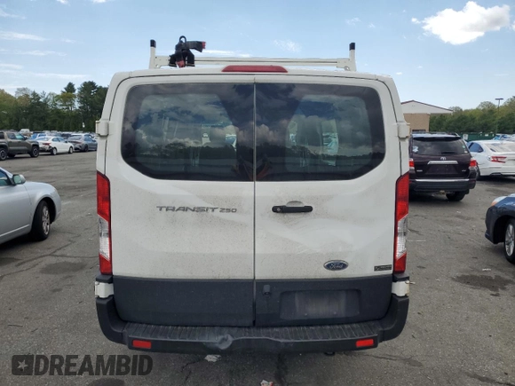 2019 Ford Transit with VIN 1FTYR1YMXKKB37492, listed as a Copart auction lot 56231695 with Not provided miles and Salvage title. Bid and sale history available at DreamBid. Image 6.
